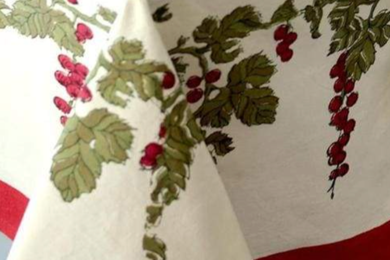 French Tablecloth Gooseberry